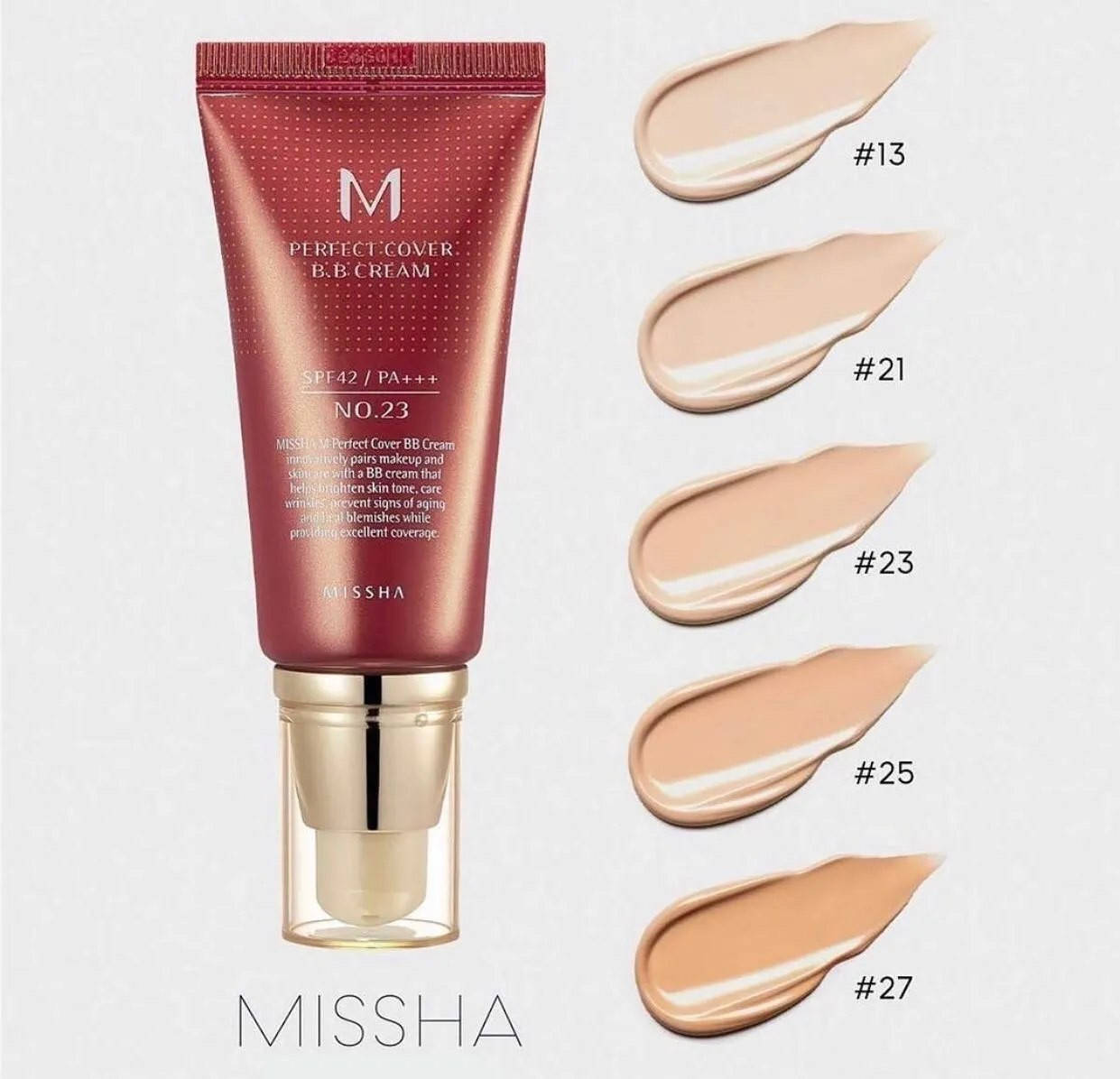 

ББ крем Миша с превосходным покрытием Missha M Perfect Cover BB Cream SPF42