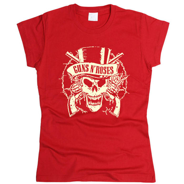 

Guns N' Roses 03 Футболка женская S, Красный