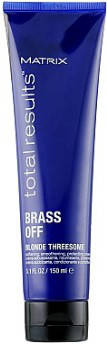 

Крем без смывания для защиты волос оттенка блонд Matrix Total results Brass off 150 мл
