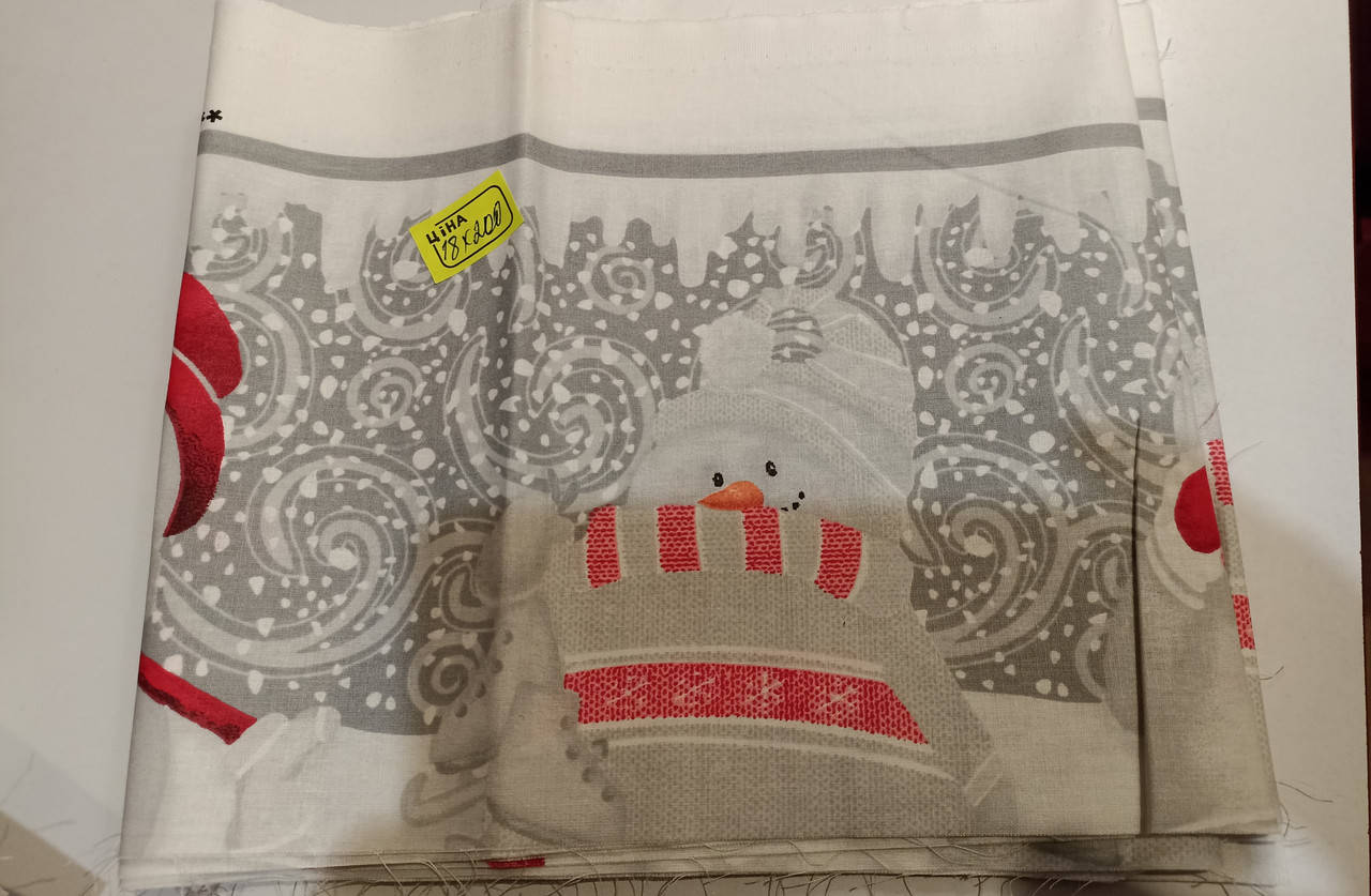 

20*200 Печворк, новогодняя ткань ранфорс для постельного белья, Турция, 100% хлопок