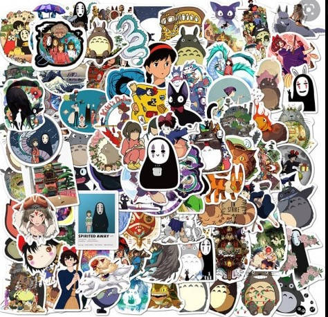 

Наклейки Мой сосед Тоторо (My Neighbor Totoro) 50 штук набор