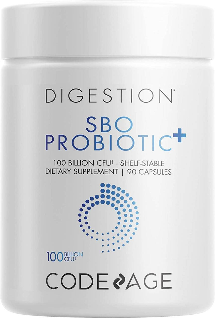 

CodeAge SBO Probiotic + 100 Billion CFUs / Пробиотик SBO 100 млрд кое 90 капсул