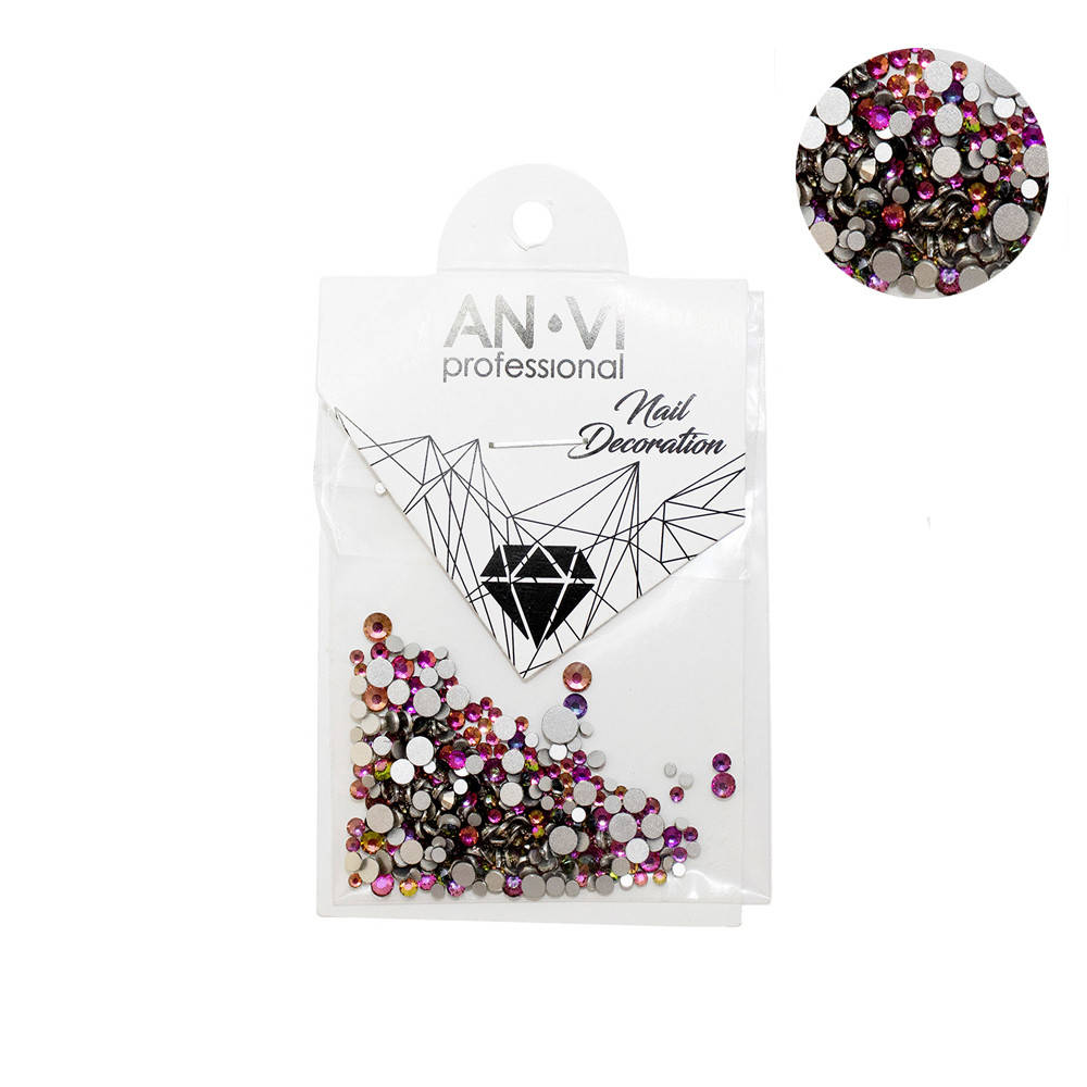 

Стразы сваровски ANVI Professional MIX хамелеон цветной №12 200 шт (892Gu)