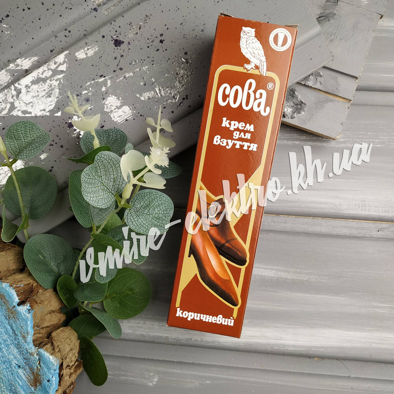 

Крем для обуви Сова коричневый 50 мл
