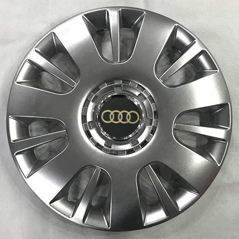 

Колпаки Audi R14 серебро - (SJS ke4188) - комплект (4 шт.)