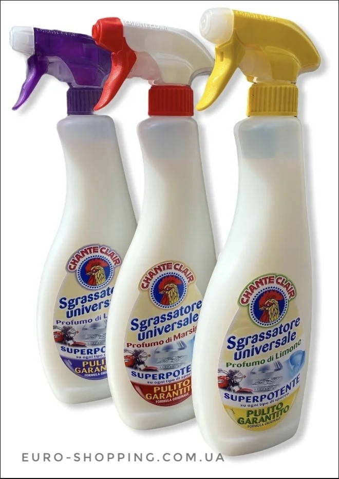 

Універсальний спрей-очищувач Sgrassatore від Chante Clair, Італія