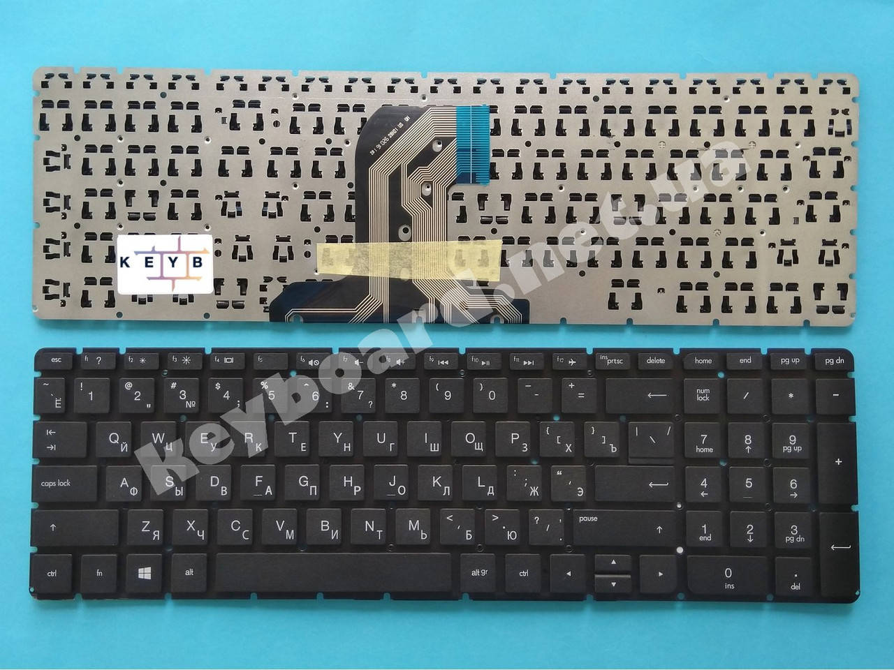 

Клавиатура для ноутбука Hp 15-AY000UR, 15-AY000, Черный