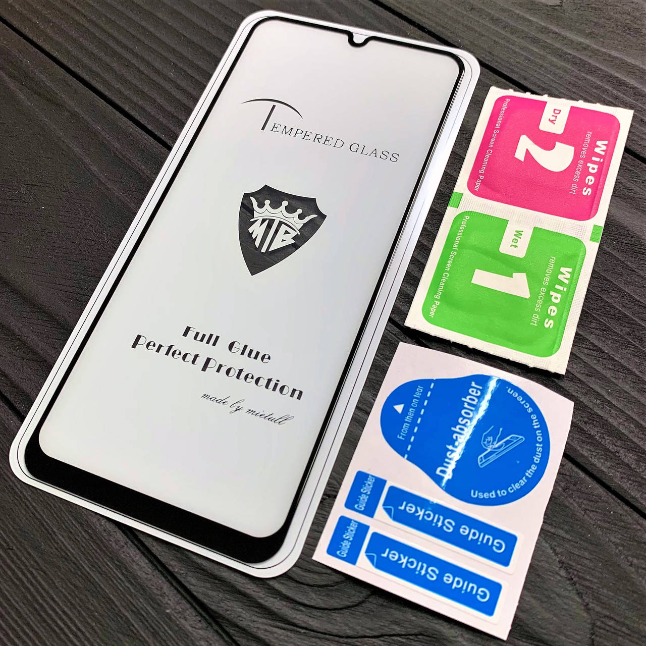 

Защитное стекло для Huawei Y6p 2020 FullGlue чёрное, Прозрачный