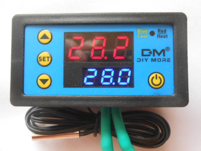 

Терморегулятор W3230 (W3231). -50.0 --- +120.0°C, 12VDC/10A.