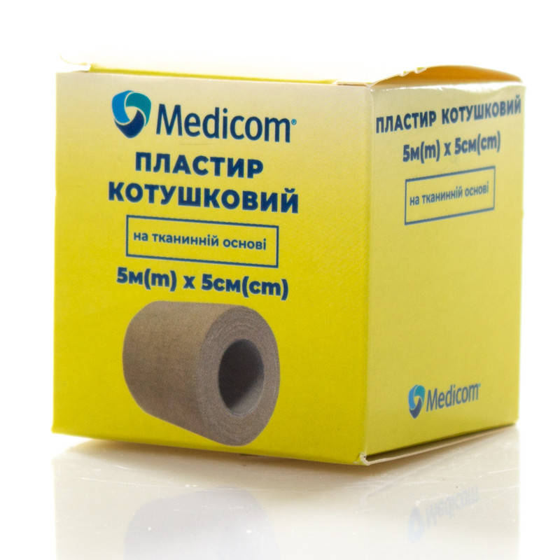 

Пластырь медицинский катушечный MEDICOM® на тканевой основе, 5м * 5см