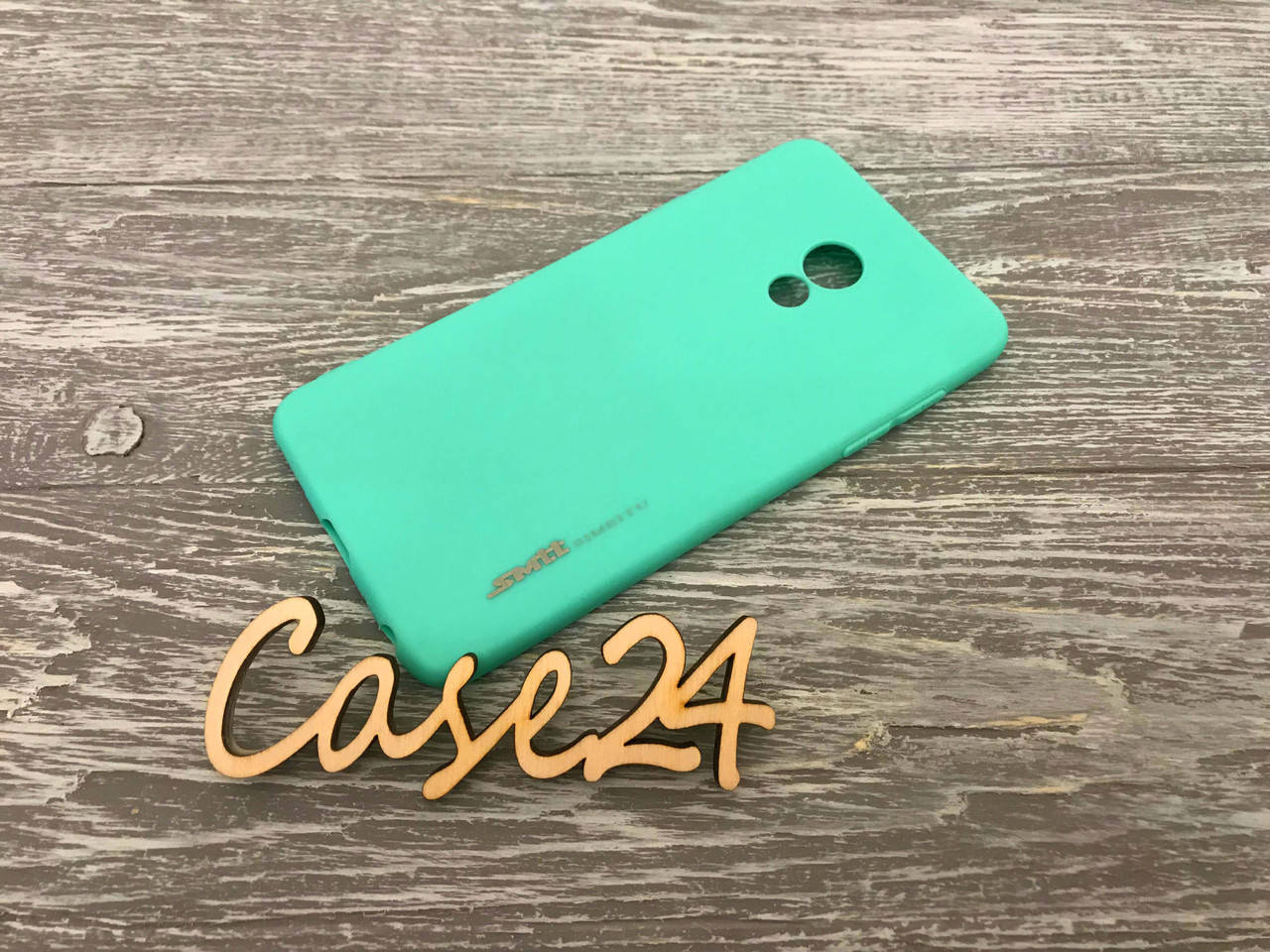 

TPU чехол Smitt накладка бампер для Meizu M15 (5 цветов) голубой