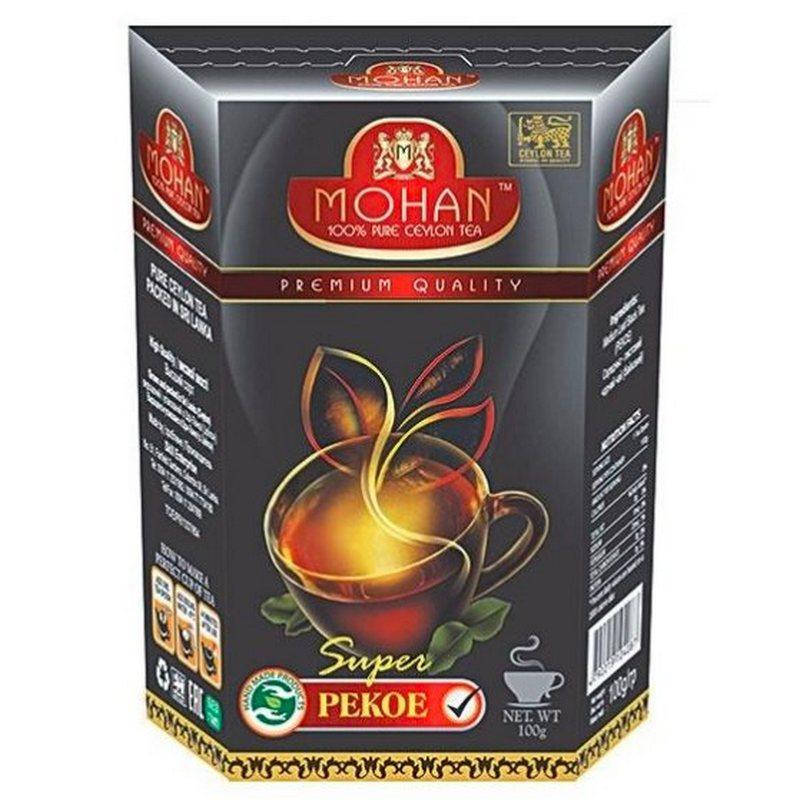 

Черный цейлонский чай среднелистовой Pekoe Mohan 100 гр