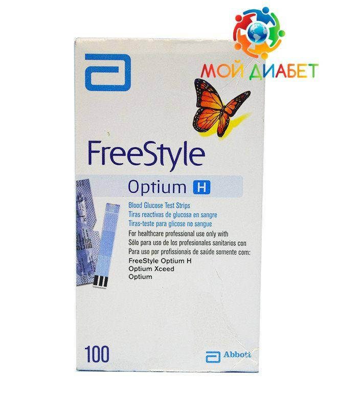 

Тест полоски FreeStyle Optium H 100 шт.
