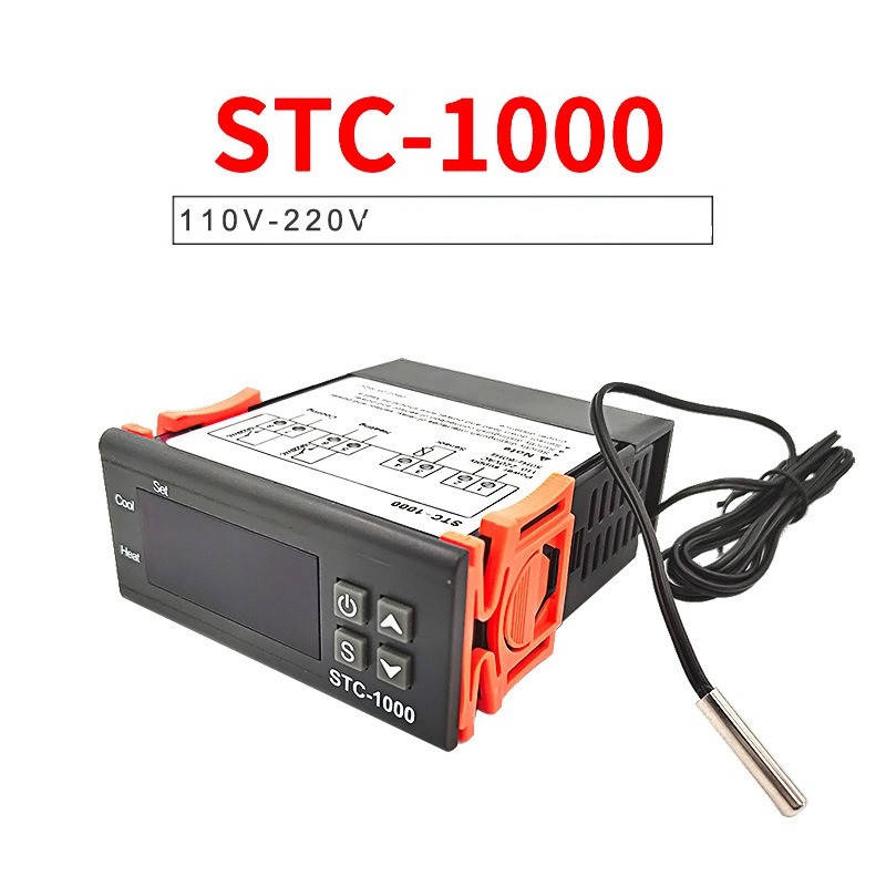 

Терморегулятор цифровой STC 1000 для инкубаторов 2реле 220В