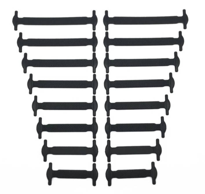 

Шнурки силиконовые черный