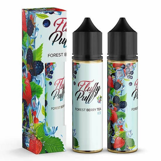 

Набор для самозамеса жидкости Fluffy Puff Forest Berry Tea Ice 60 мл. 0 мг/мл