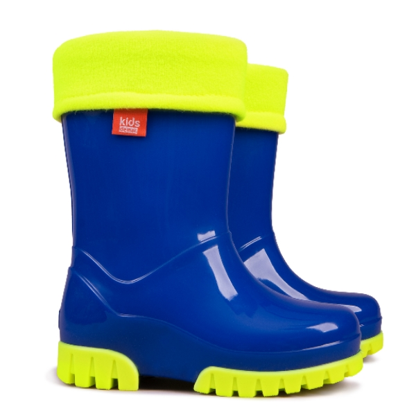 

Сапоги резиновые детские Fluo Синие 20-35 р. Demar Польша, Синий