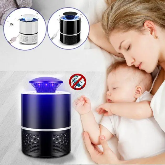 

Ловушка для комаров MOSQUITO KILLER LAMP Лампа USB уничтожитель насекомых 5 ВТ Черный Shopaу