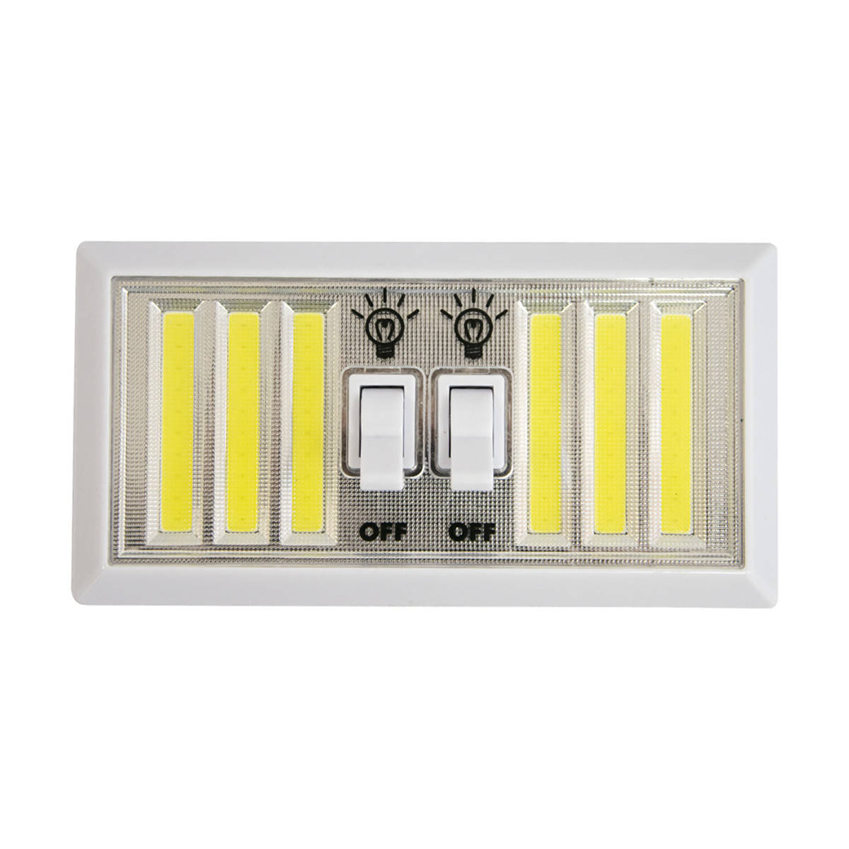 

Светильник настенный светодиодный LED двойной с кнопками включения | подвесной светильник на батарейках (NS), Белый