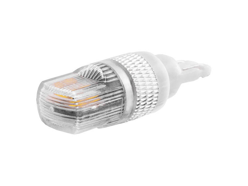 

Светодиодная автолампа с линзой T10 W5W 12В SMD3030-8led белый