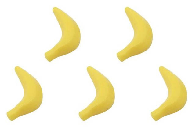 

Банан, 5шт. аксессуары для конструктора Лего, Желтый