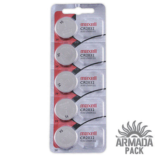 

Батарейка Maxell CR2032 3V литиевая (5 шт)