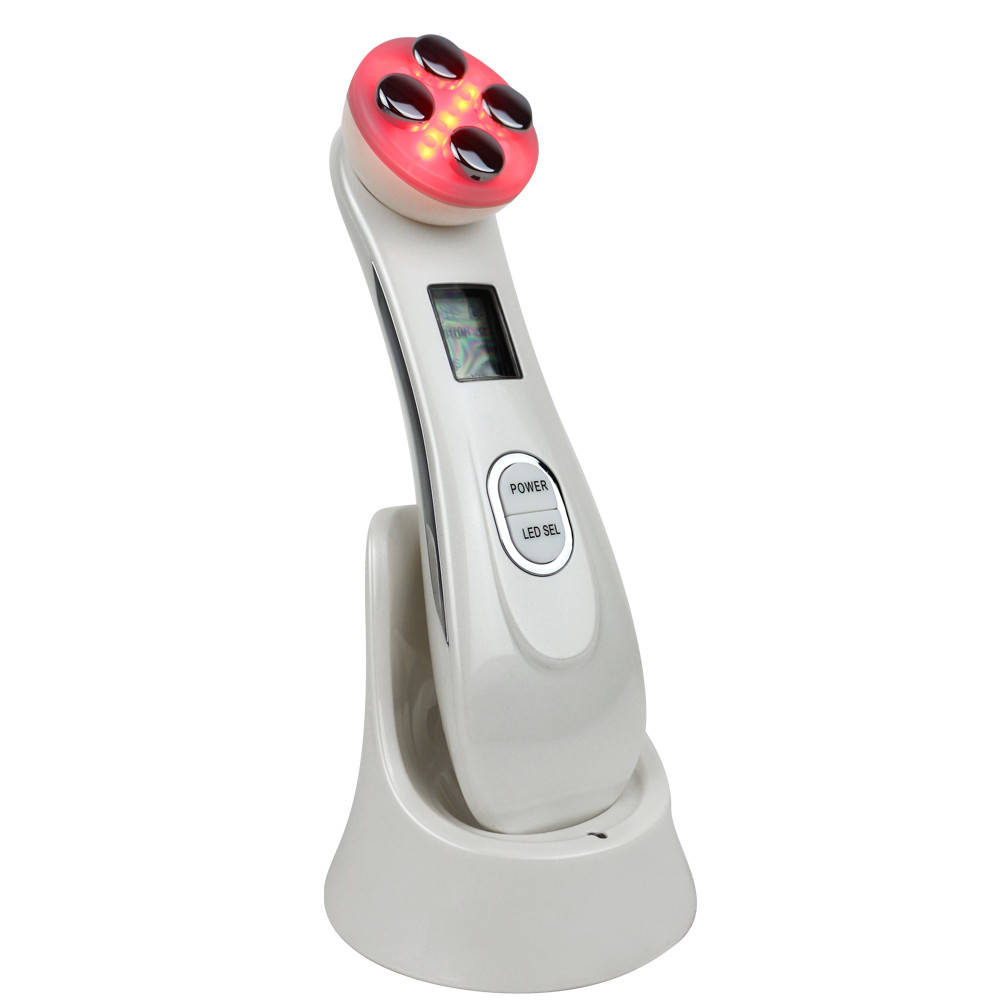 

Прибор для мезотерапии в домашних условиях с функцией RF+EMS+Фототерапия. Массажер мезотерапия лица без иглы.