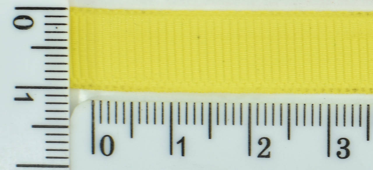 

Тесьма репсовая шир 10мм желт уп=91м