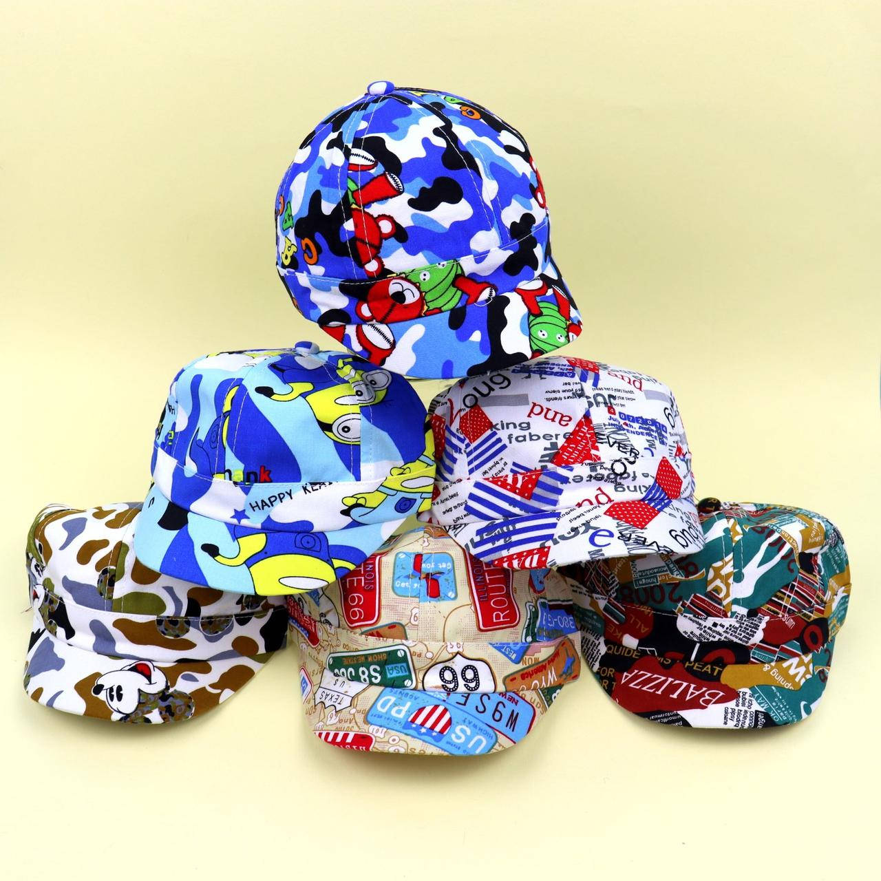 

26850 Кепка панамка для мальчика р.48, Разные цвета