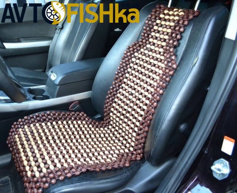 

Деревянная массажная накидка на сиденье автомобиля (нелакированая)