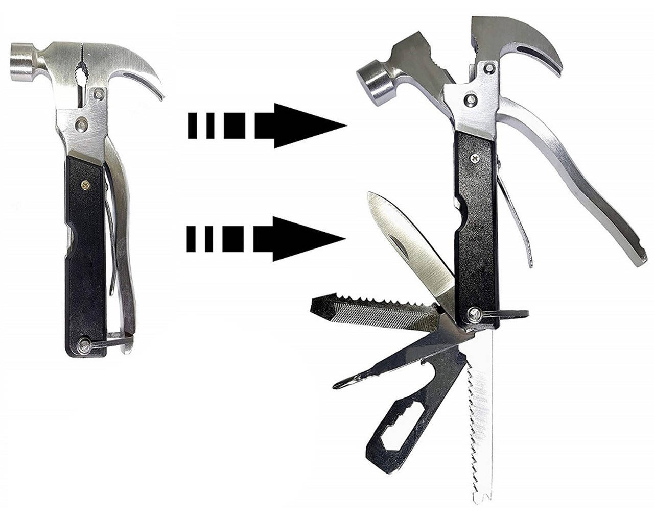 

Мультитул молоток BellHowell TacTool 18 в 1 (4908), GN1, туризм, Ножи