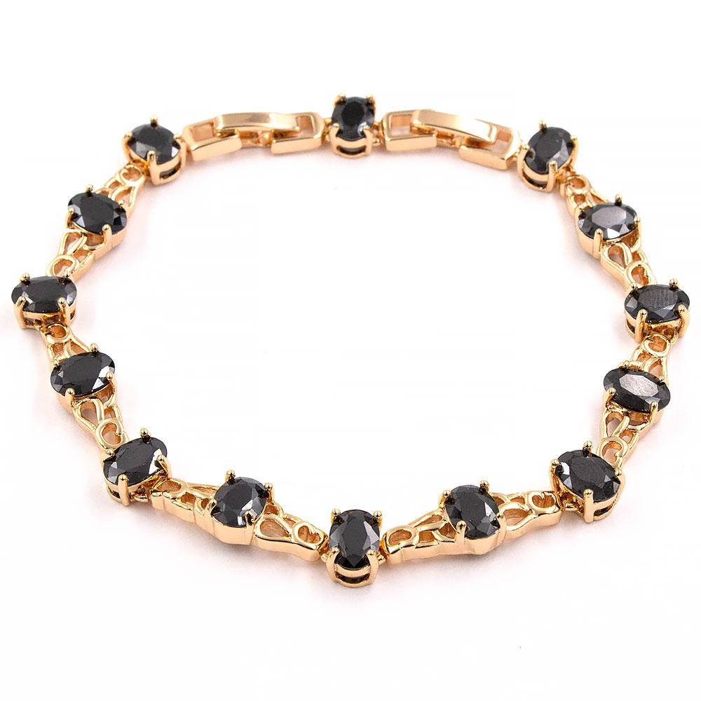 

Браслет лимонная позолота 17,2-20 см (Медицинское золото)