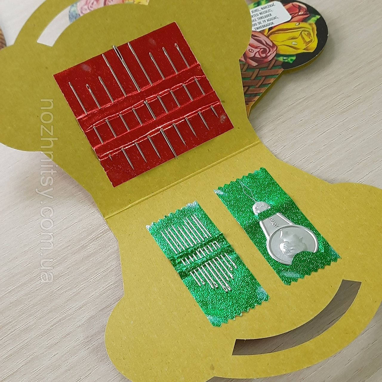 

Голки ручні для шиття GALANT, 19 голок і нитковтягувач