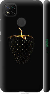 

На Xiaomi Redmi 9C Черная клубника "3585c-2035-2448", Черный