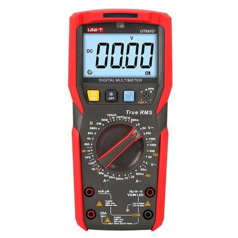 

Цифровой мультиметр UNI-T UT89XD True RMS, герцы, NCV, подсветка, фарады
