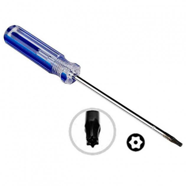 

Отвертка Torx 8 с магнитным наконечником для джойстика Xbox 360 / Xbox One / корпуса PS3 / PS4 (Черкассы)