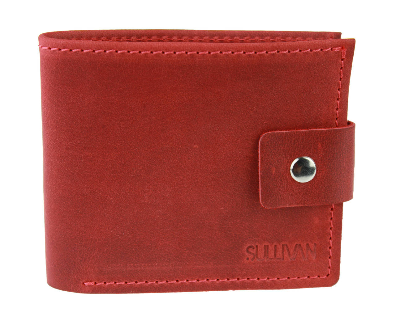 

Кошелек женский кожаный маленький SULLIVAN kgm1(8) красный