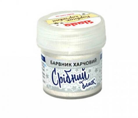

Сухой краситель Серебрянный блеск Slado, 5 г