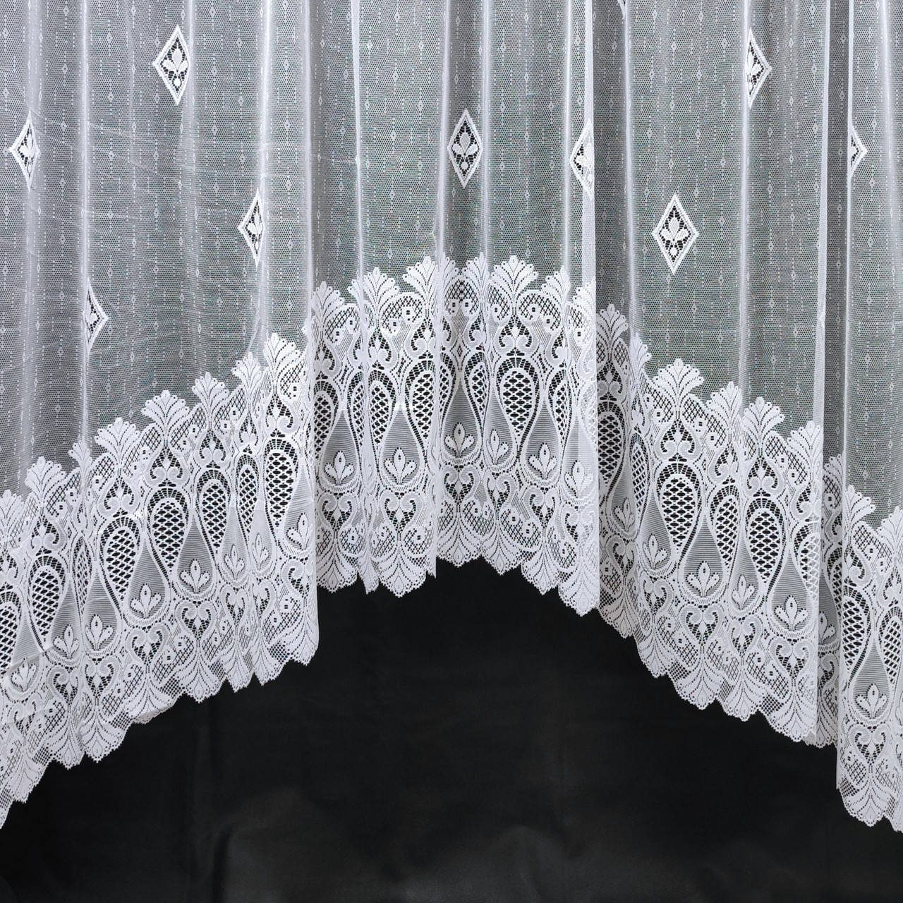 

Штора - Арка, Готовая тюль на кухню, белая, 310см * 190см №4103, Белый