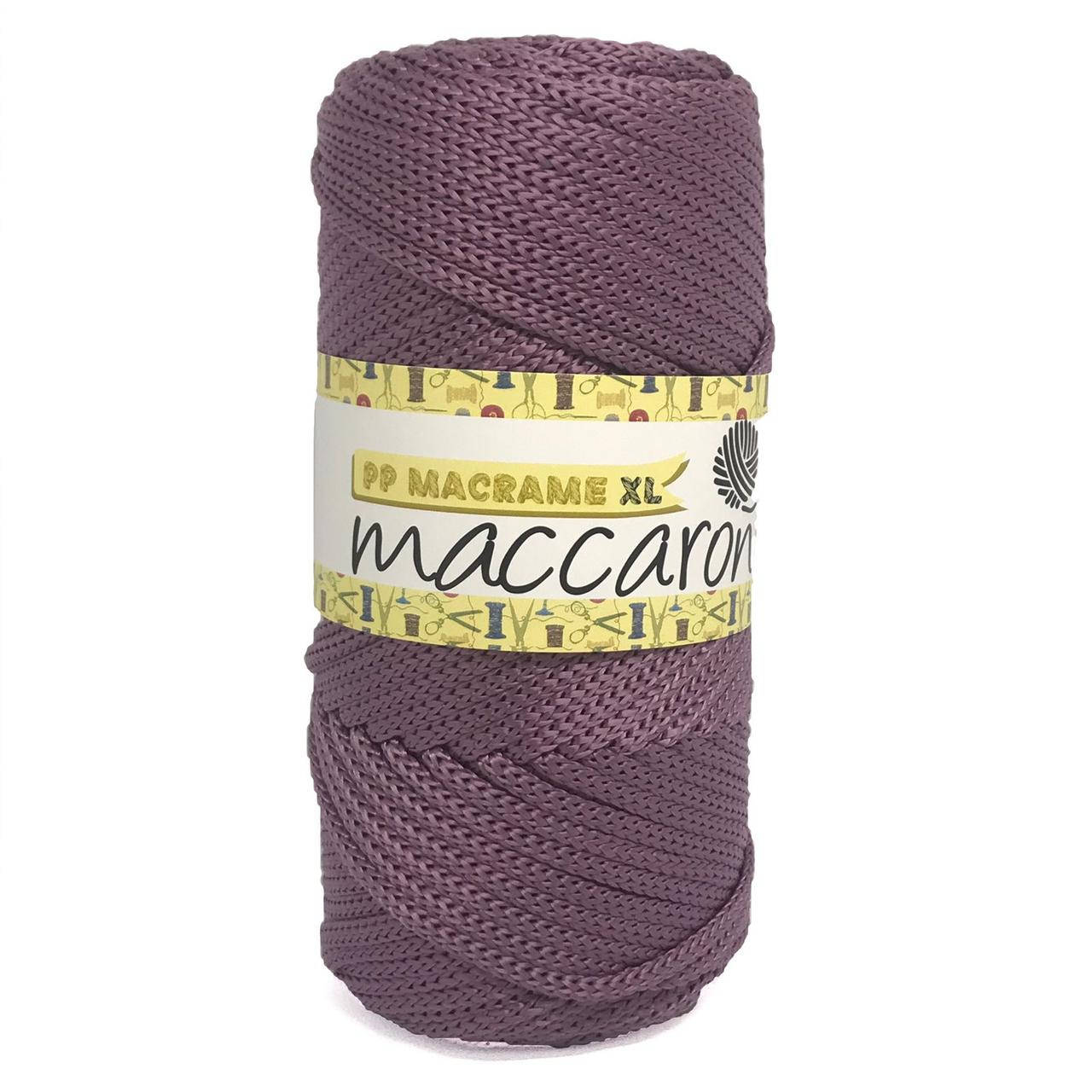 

Полипропиленовый шнур PP Macrame XL Maccaroni 4 мм, темно-сиреневый