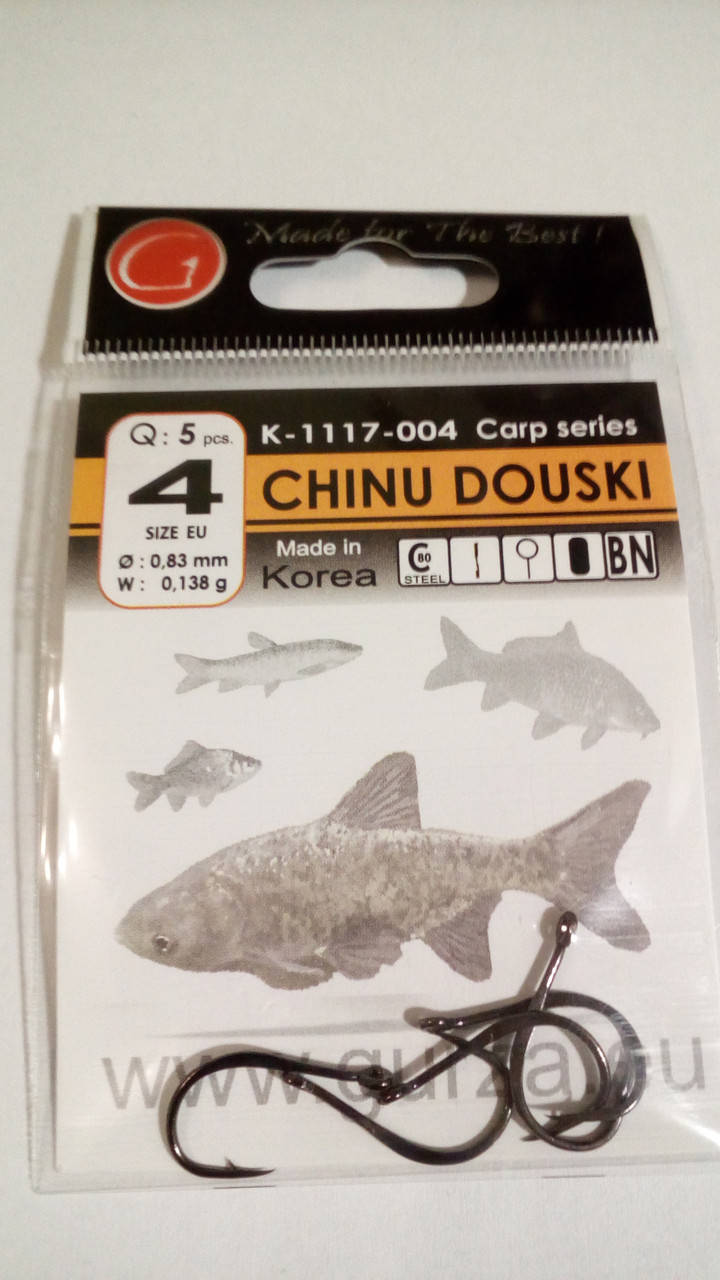 

Крючки Gurza Chinu Douski Size EU #4 уп. 5 шт.