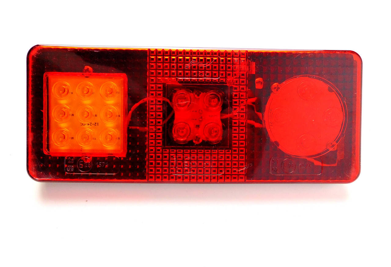 

Фонарь тракторный задний LED левый+правый, желто/красный