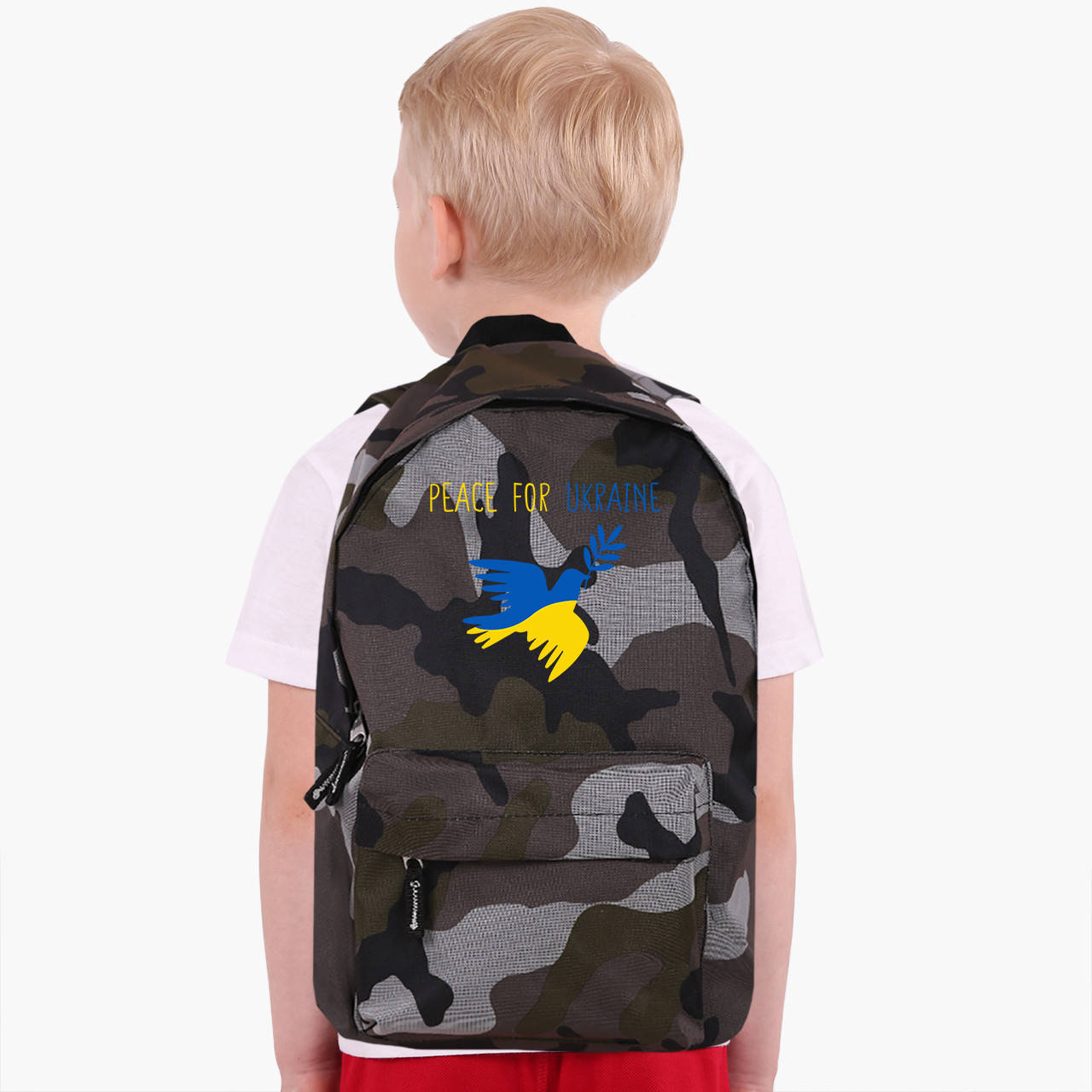 

Рюкзак детский Мир для Украины (9263-3688) Камуфляж