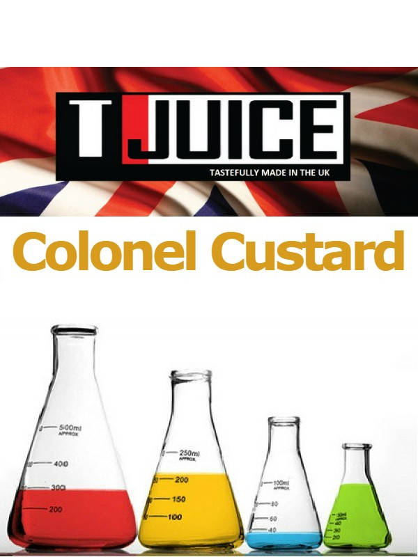 

Набор для замеса жидкости T-Juice Colonel Custard 100 мл. 70/30, 1,5 мг/мл
