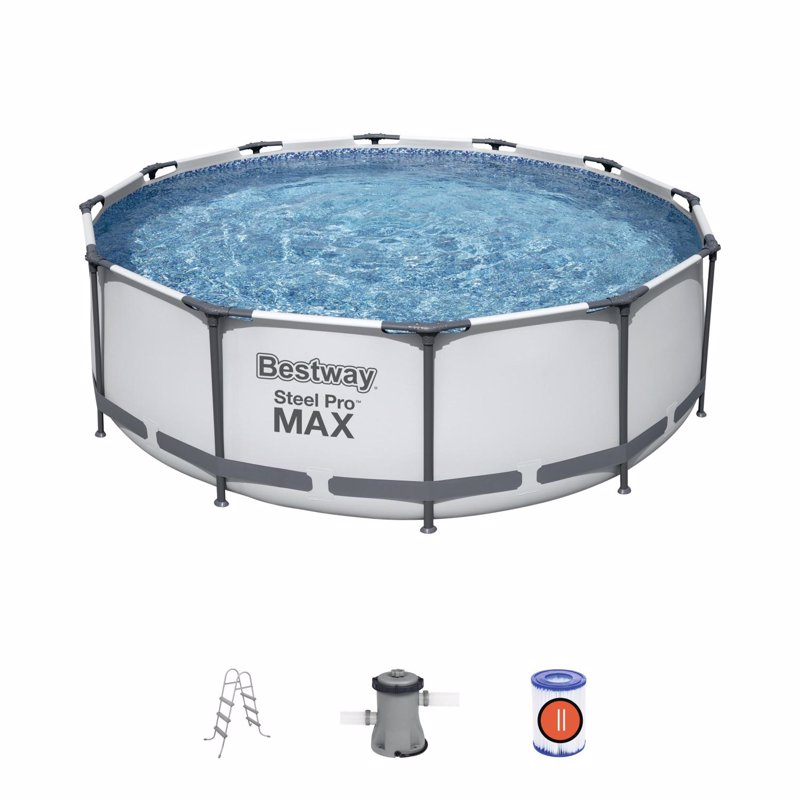 

Каркасный бассейн Bestway 56418 Steel Pro Max Frame Pool размер 366 x 100 см
