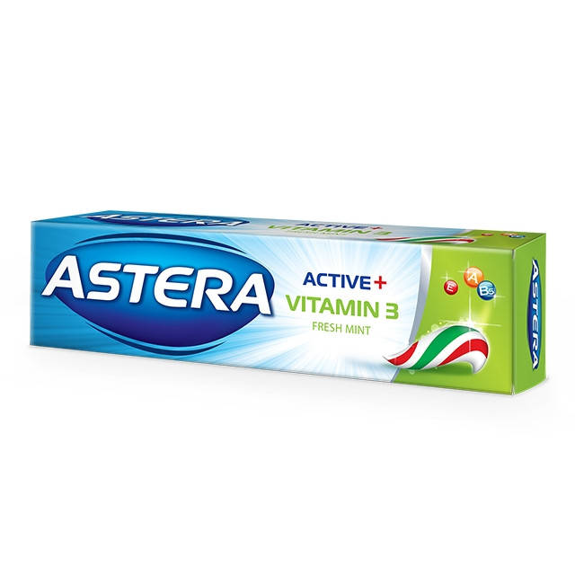 

Зубная паста Astera Active+ Vitamin 3 100 мл