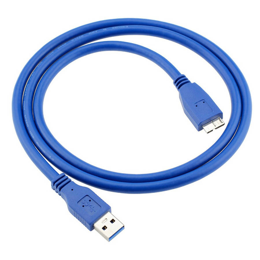 

Кабель Usb 3.0 AM to Micro-B Blue 0.5m для жорстких дисків, Синий