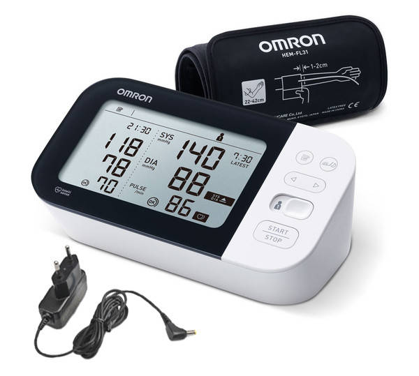 

Тонометр Omron M7 Intelli IT с оригинальним адаптером (HEM-7361T-EBK)