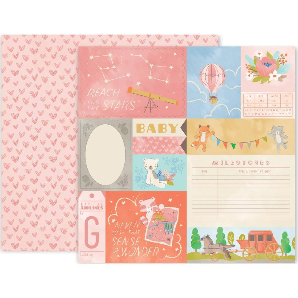 

Папір двосторонній - #1 - Little Adventurer - Pink Paislee - 30x30