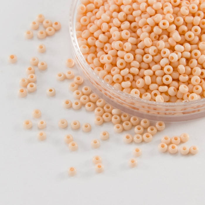 

Бисер Preciosa 10/0 Солгель Окрашенный SD Отверстие Круглое Цвет: 03284 Розовый 50г